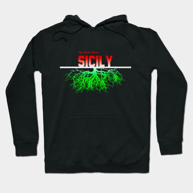 My Roots Are in Sicily Hoodie by Naves